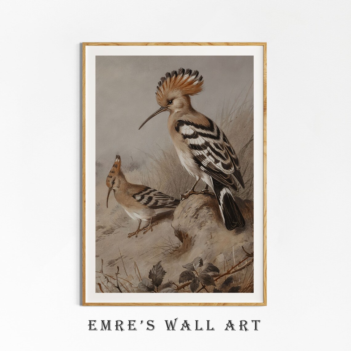 Vintage Bird Painting Nursery Bird Art, Rustic Farmhouse - Image 4