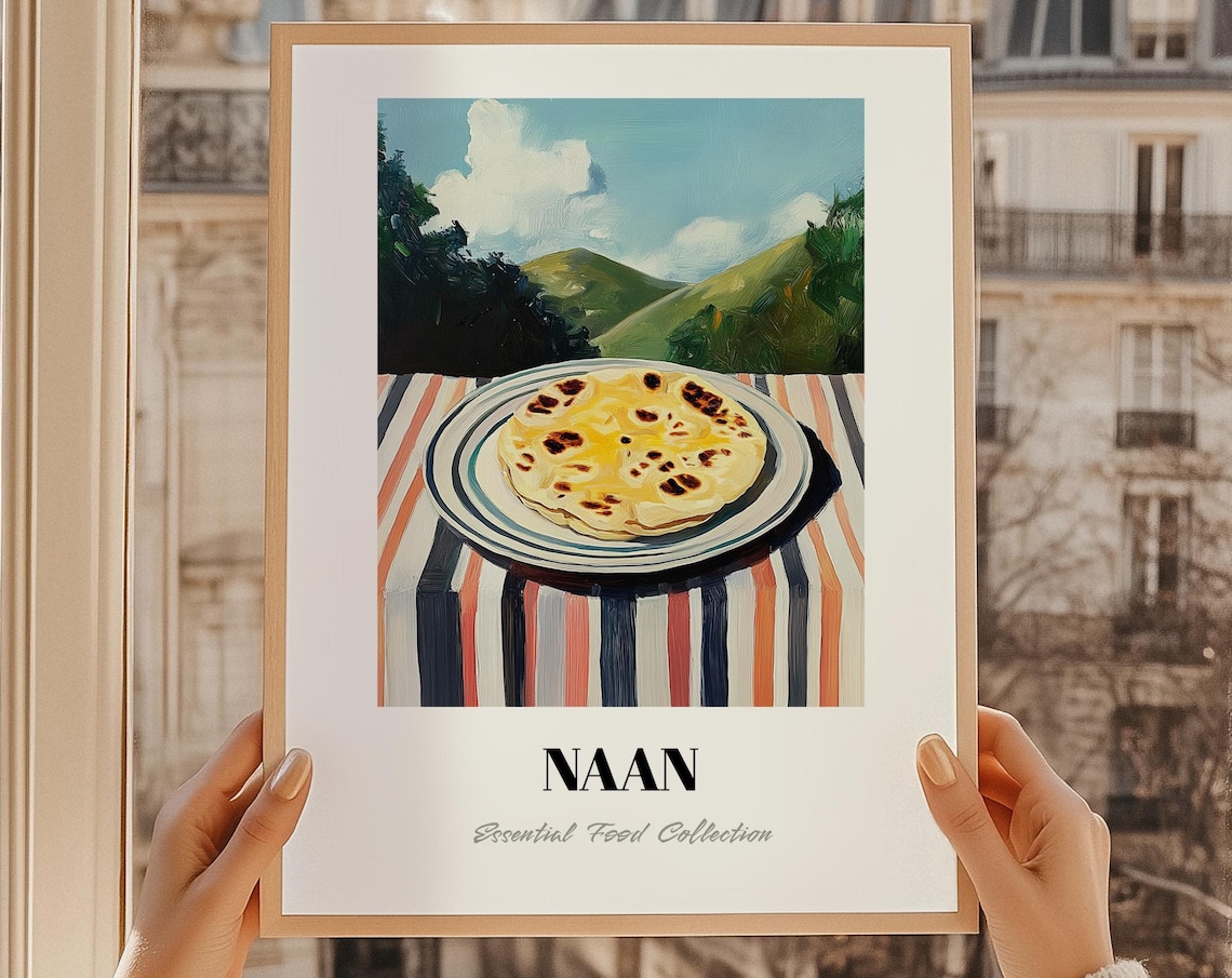 Naan Cuisine Kitchen Restaurant Art Print
