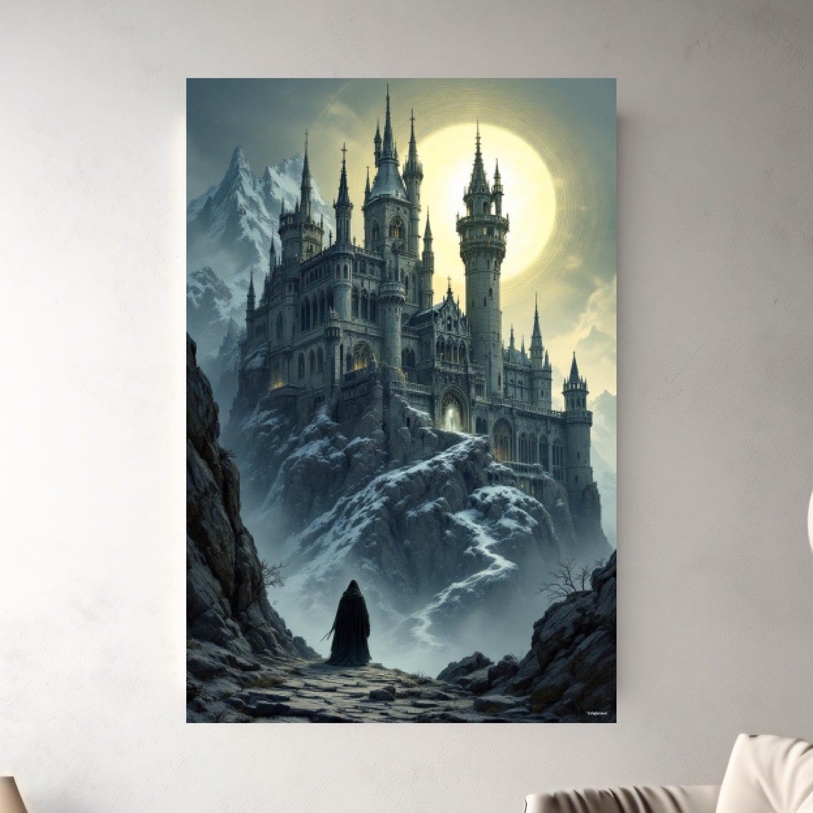 Mystical Castle Fantasy Art Print