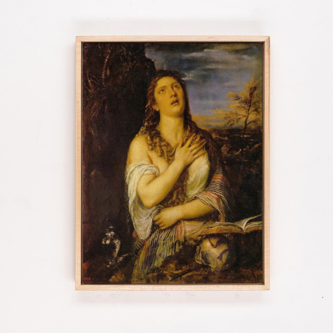 Titian The Penitent Magdalene Classic Art Reproduction Poster - Image 4