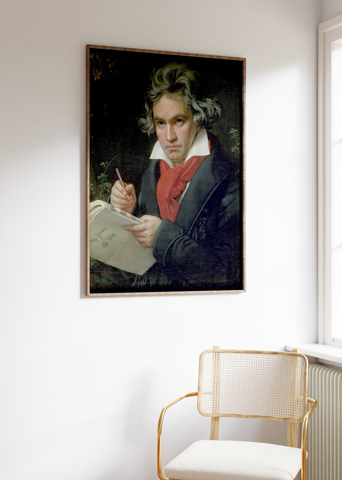 Ludwig van Beethoven by Joseph Karl Stieler Classic Portrait Poster - Image 4