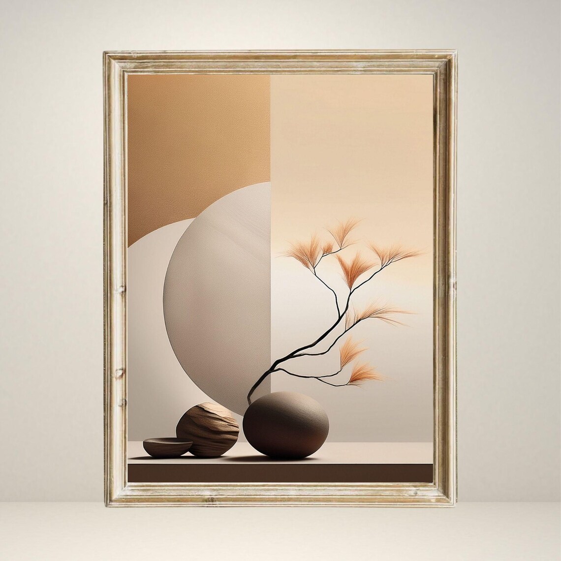 Minimal Japandi Abstract Botanical Poster, Zen Decor - Image 5