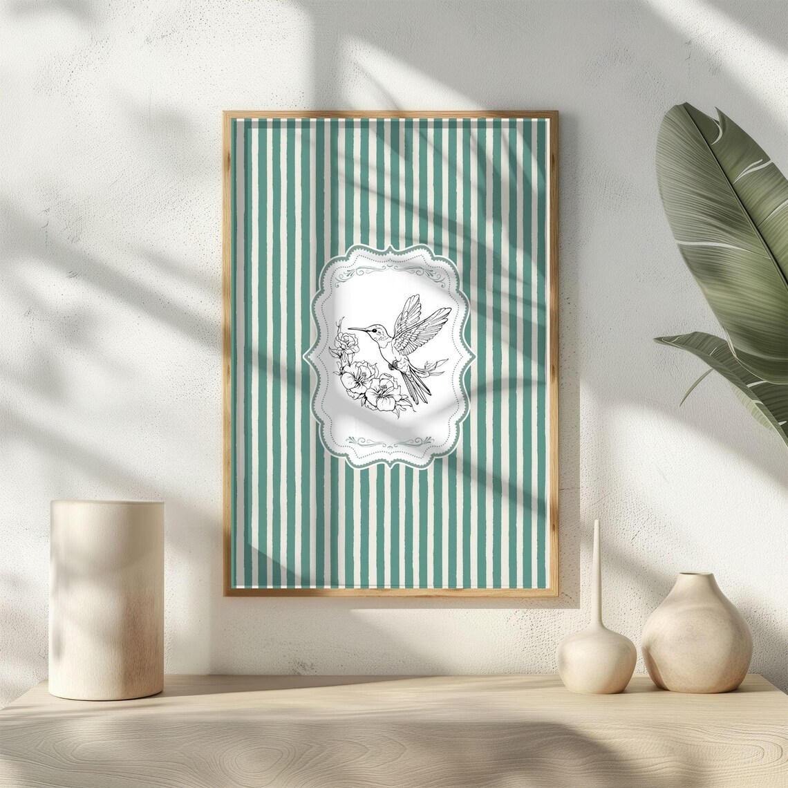 Vintage Bird Print, Rustic Farmhouse Nursery Decor - Image 3