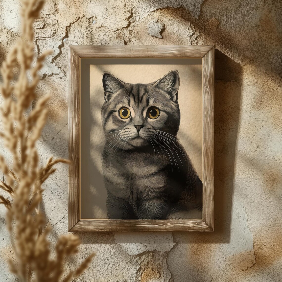 Vintage British Cat Portrait, Nursery Decor Poster - Image 4