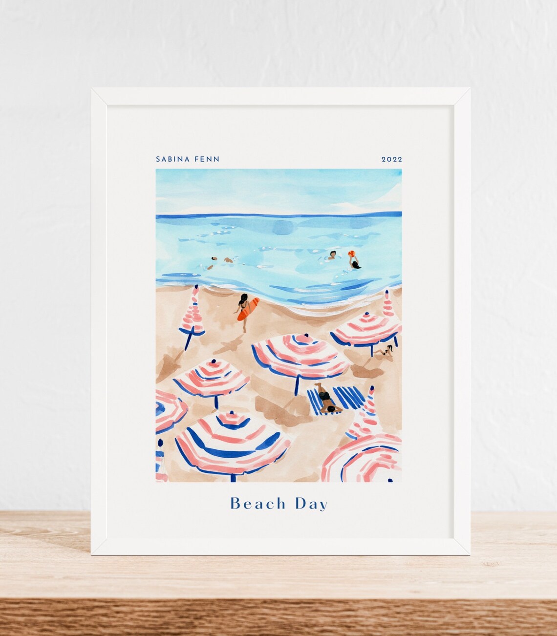 Beach Print Ocean Wall Art, Coastal Home Decor - Image 2