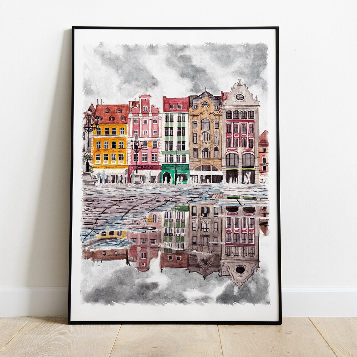 Gdansk, Poland Travel Poster, Cityscape Art Print - Image 2