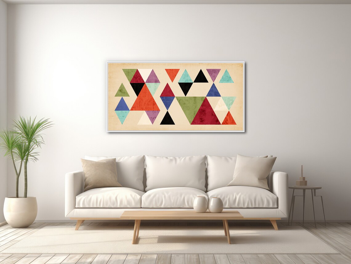 Tangent Mid-Century Geometric Abstract Art Print - Image 3