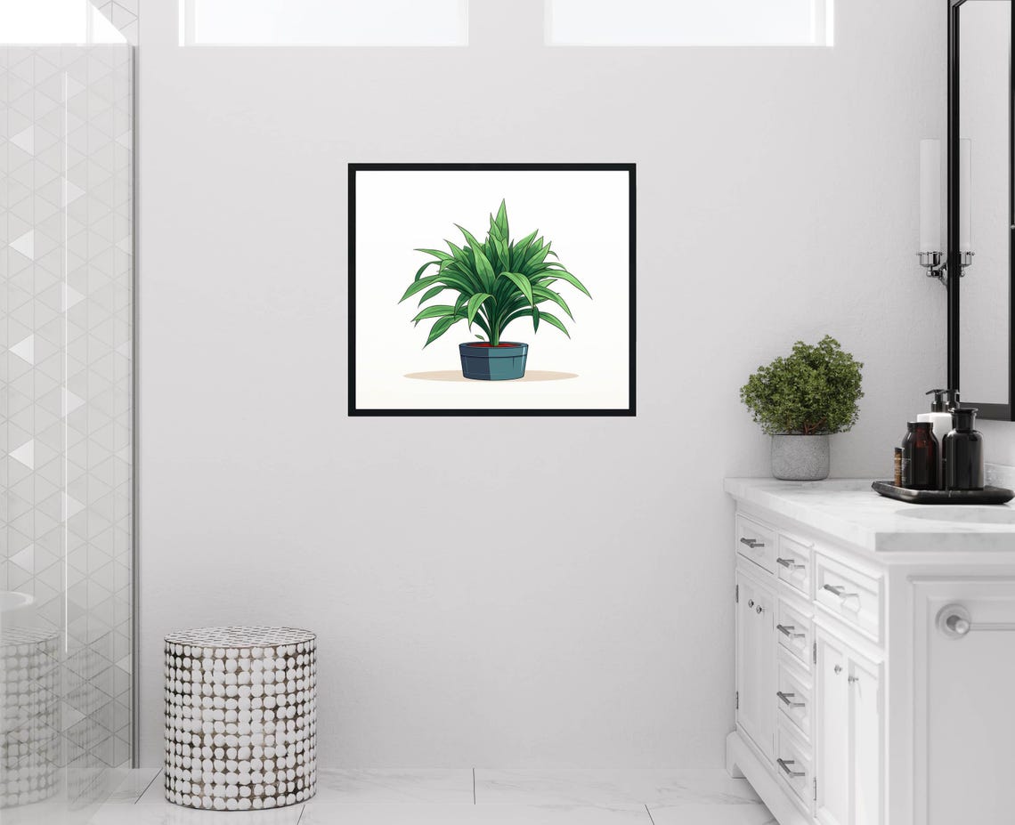 Dracaena Plants Art Print - Image 2
