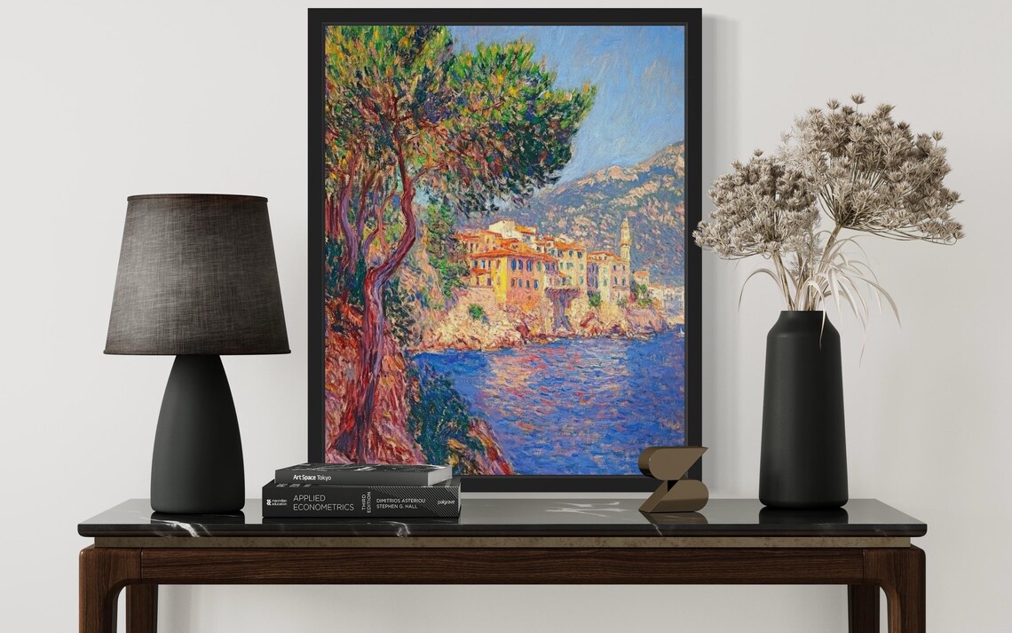 Greece Countries Monet Art Print, Travel Poster - Image 3