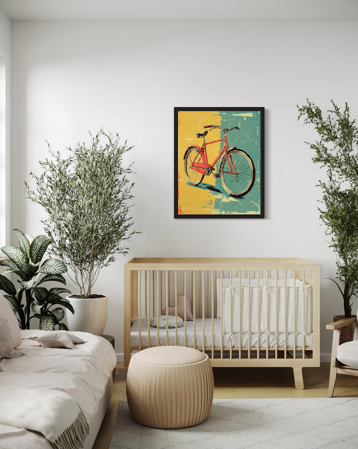 Bicycle Pop Art Print, Original Paint Artwork - Image 3