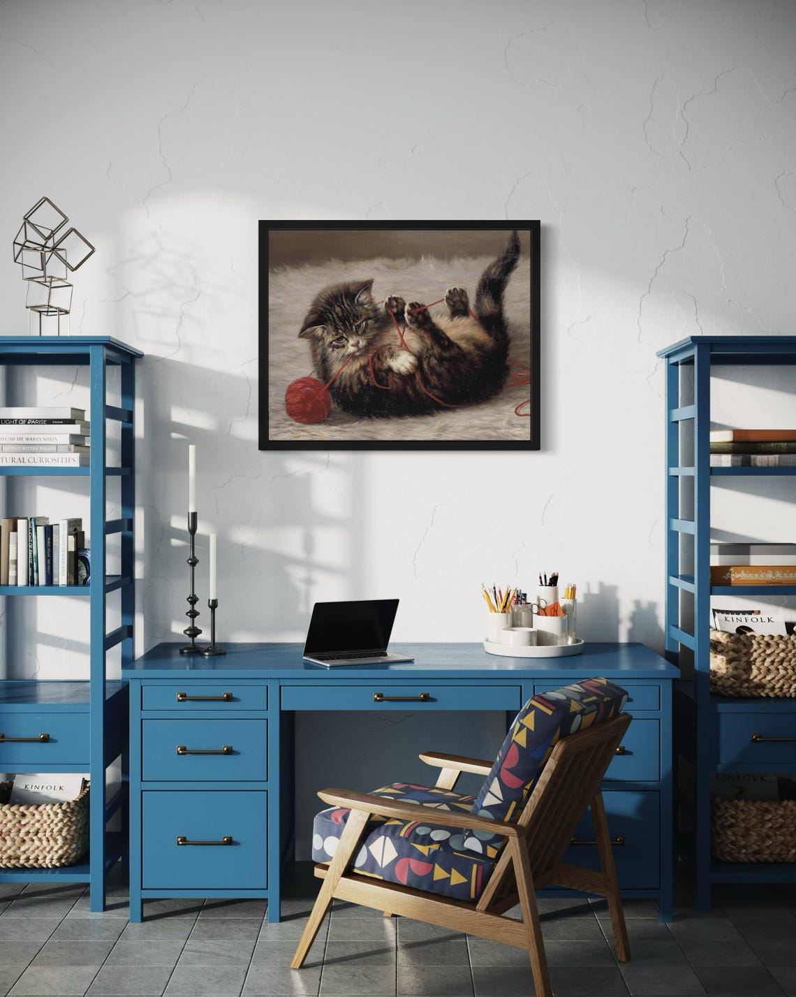 Cats and Playing Art Print - Image 3
