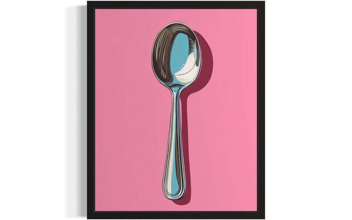 Spoon Topaz Pop Art Poster