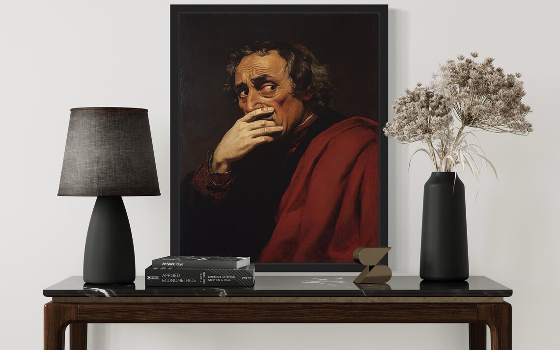 Christopher Columbus Hold Nose Bathroom Wall Art - Image 3