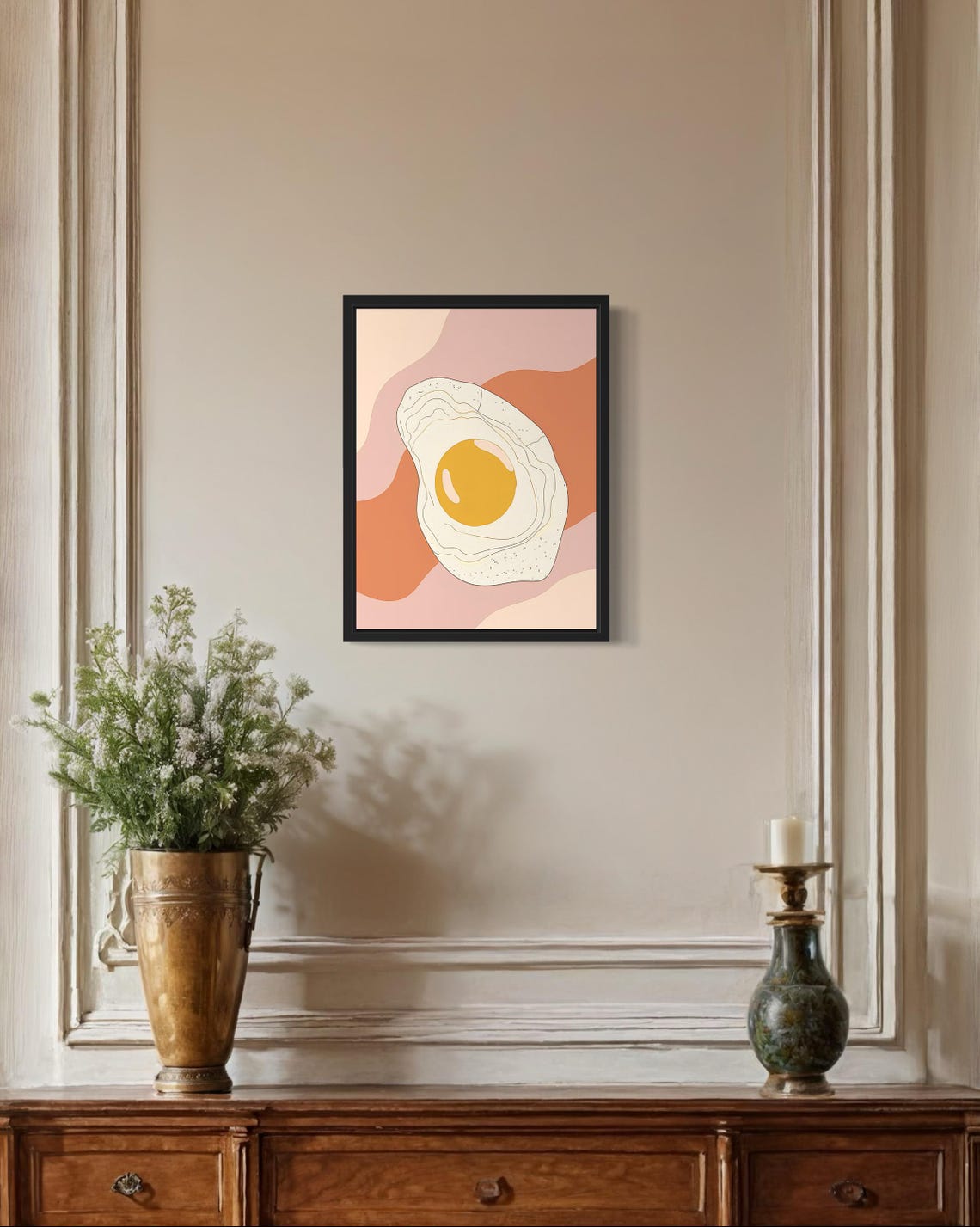 Fry Egg Food Art Print - Image 2