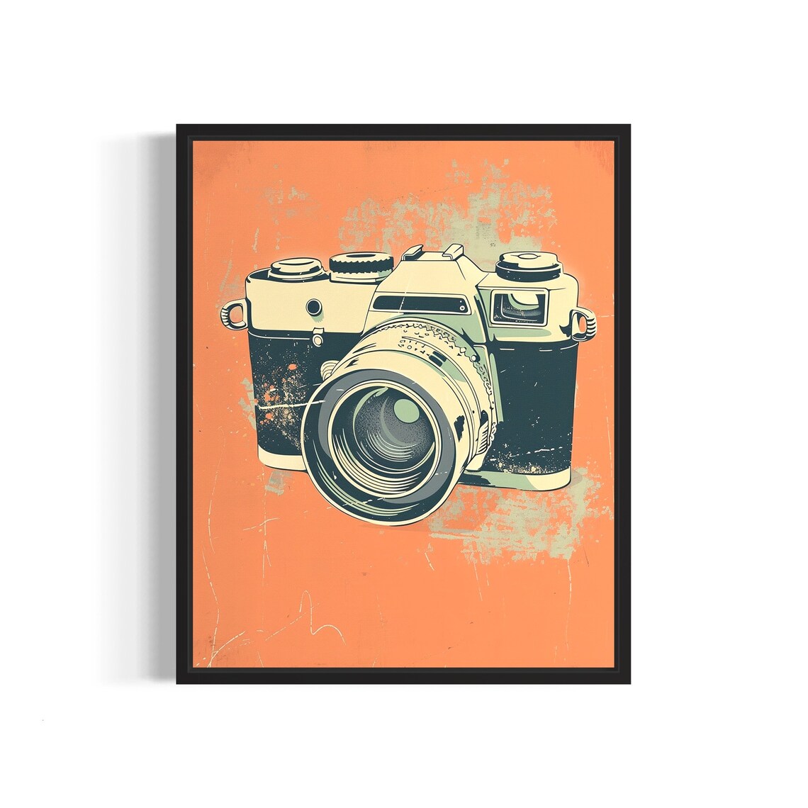 Vintage Retro Film Camera Pop Art Photography Lover Gift Poster