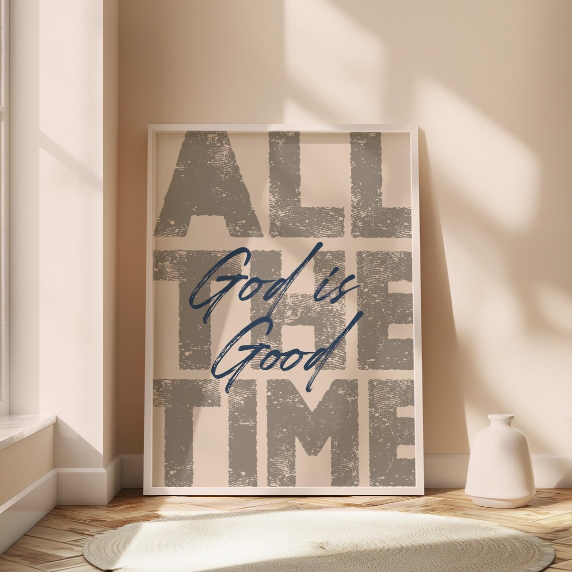 God Is Good Inspirational Christian Wall Art