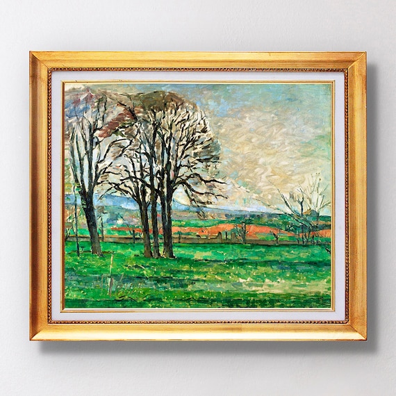Paul Cezanne The Bare Trees At Jas De Bouffan 1885 Fine Art Glice Sku 0229