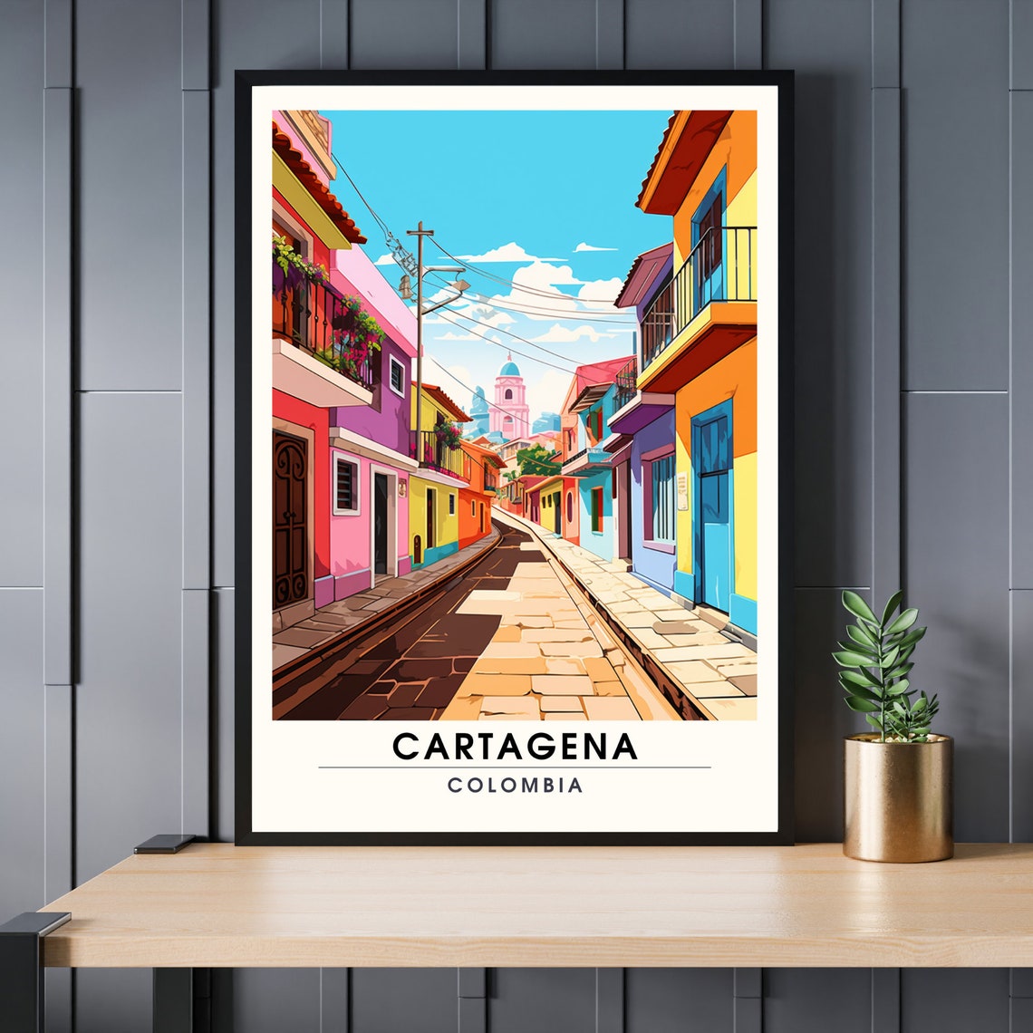 Cartagena De Indias Colombia Print Travel