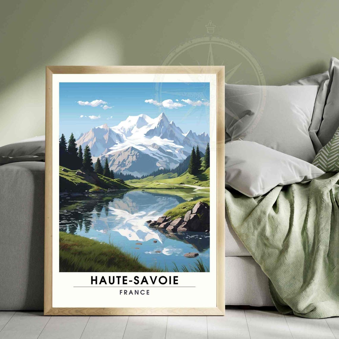 Poster Haute Savoie Printing Haute Savoie Passy Lake - Image 3