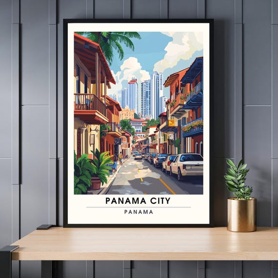 Panama Travel Poster Print