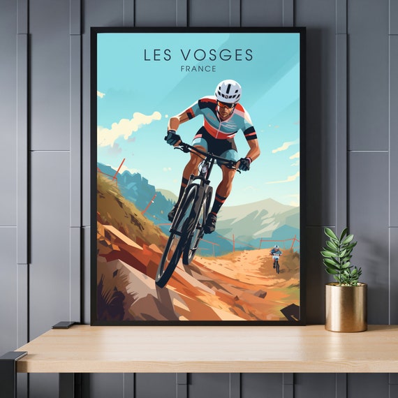 Vosges Poster Mountain Bike Print The Biking