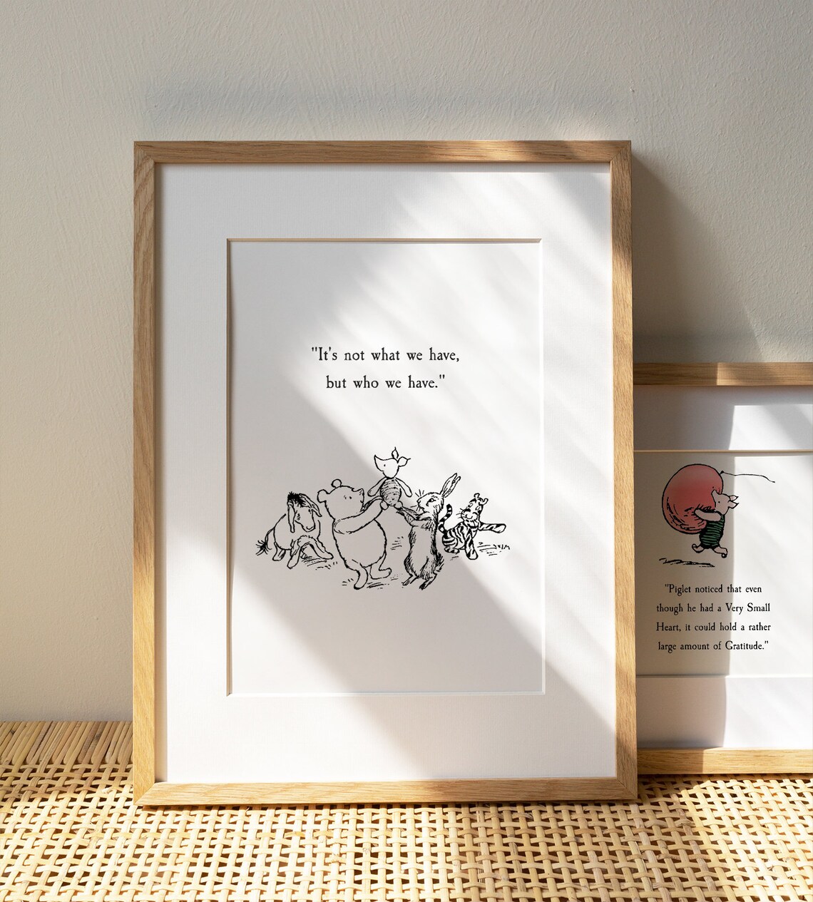 Winnie The Pooh Quote Christening Nursery Gift - Image 2