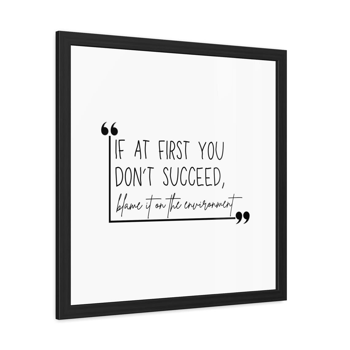 If at First You Dont Succeed Funny Developer Quote Poster Art - Image 2