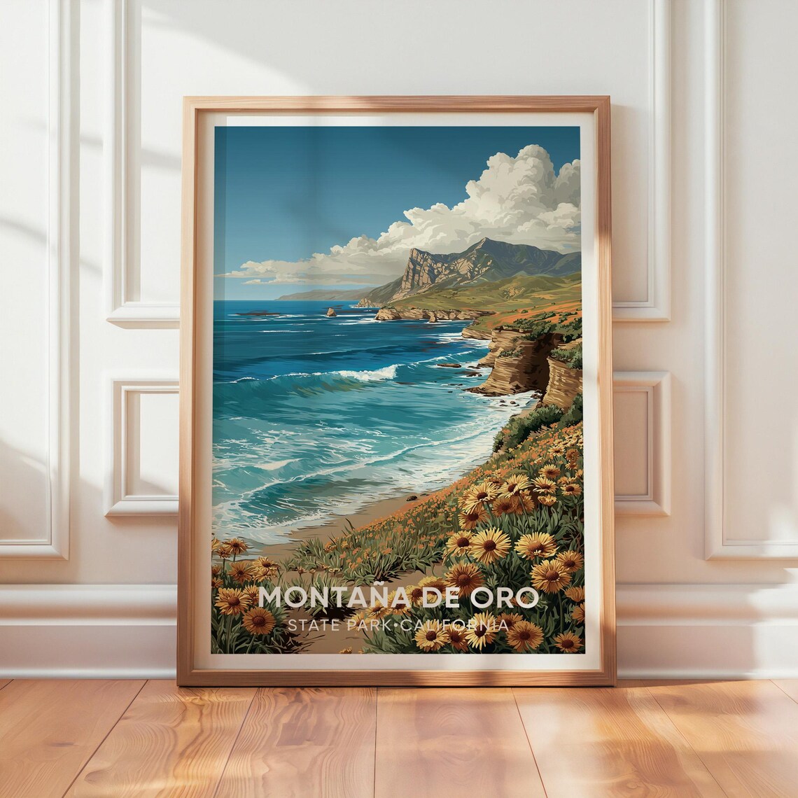 Montaa De Oro State Park, Vintage California Travel Poster