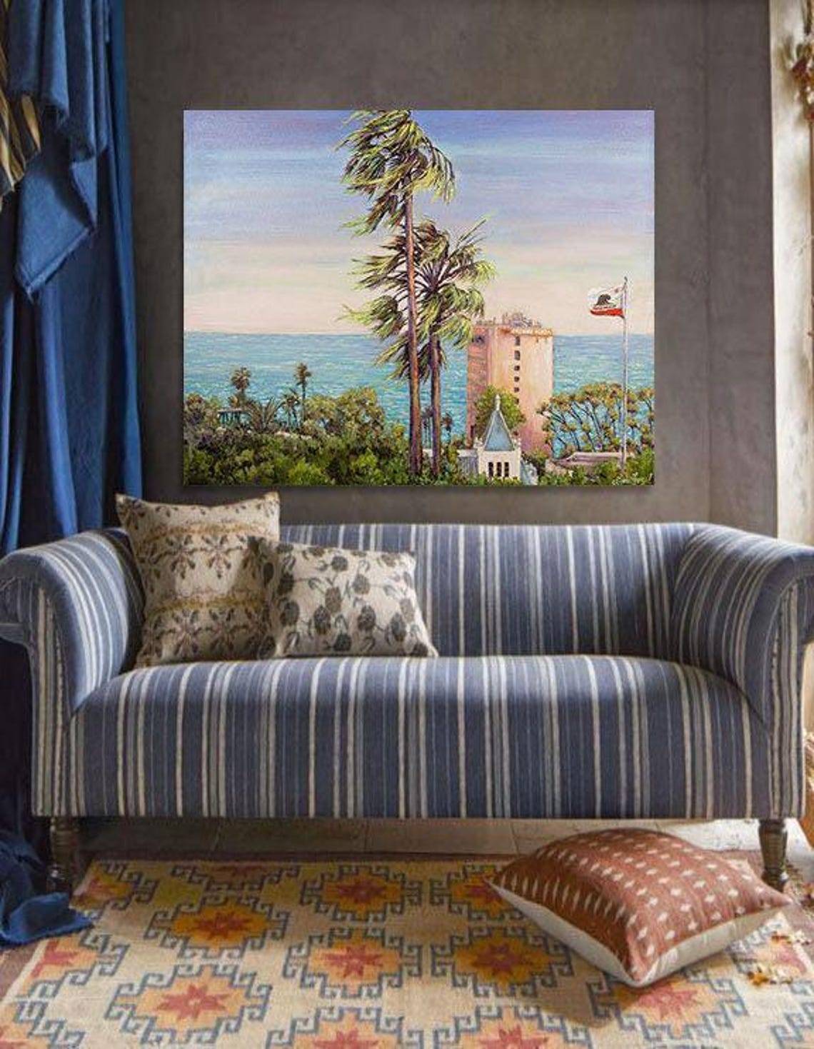 Ventura Art Prints On Fine Art Paper Gallery Wrap And Gallery Wrap In Float Framecalifornia Palm Trees Art Beach Wall Art - Image 4