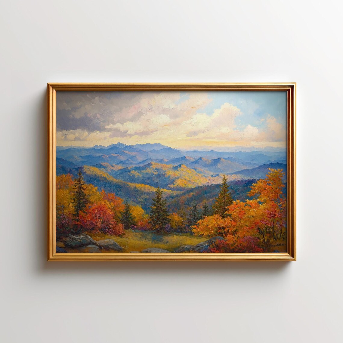 Autumn Shenandoah National Park Art Print