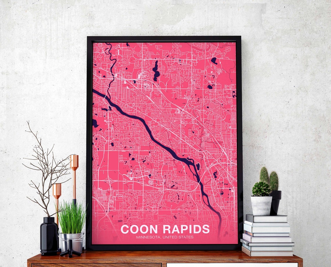 Coon Rapids Minnesota City Poster Print