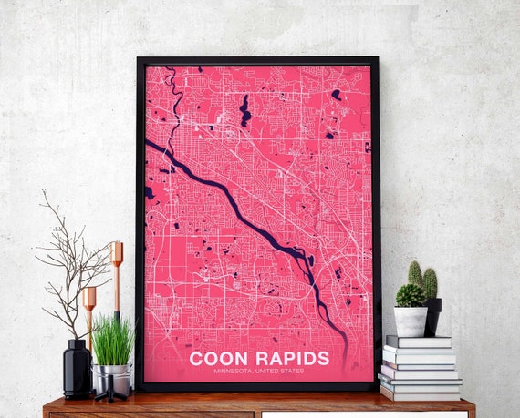 Coon Rapids Minnesota City Poster Print
