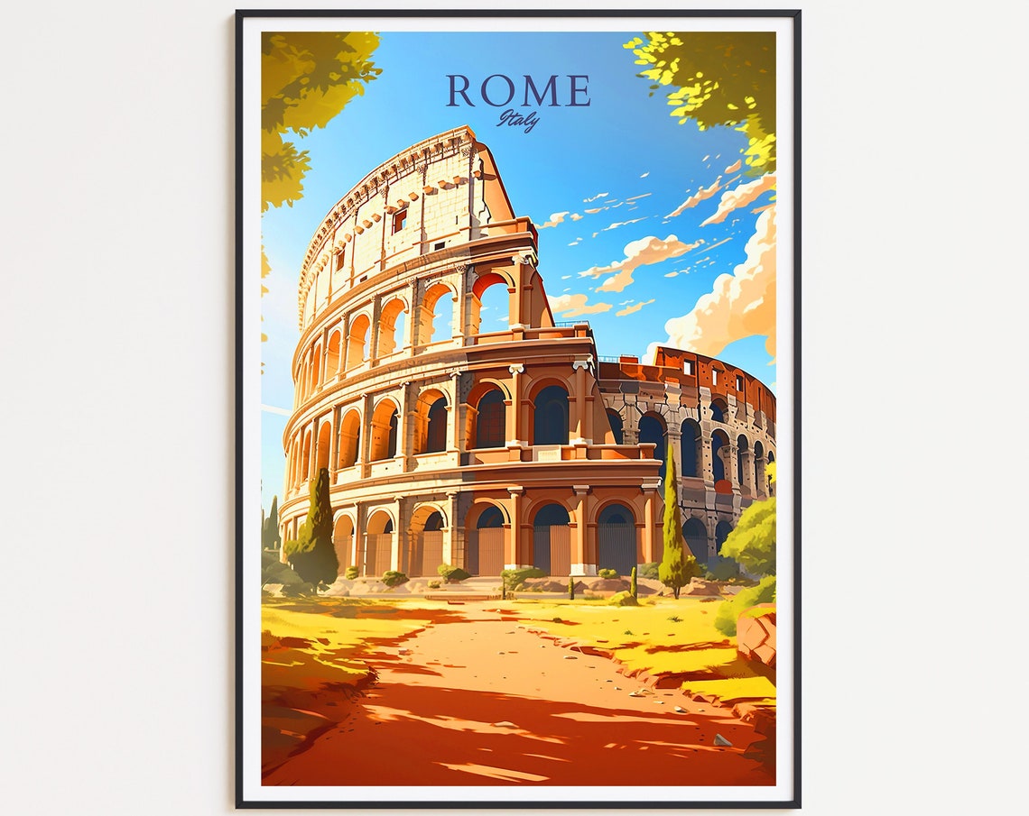 Rome Travel Gift Poster
