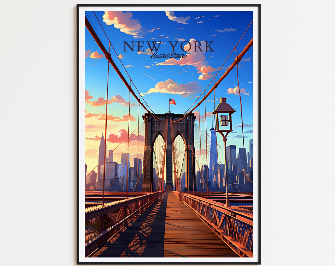 New York Home Gift Travel Poster
