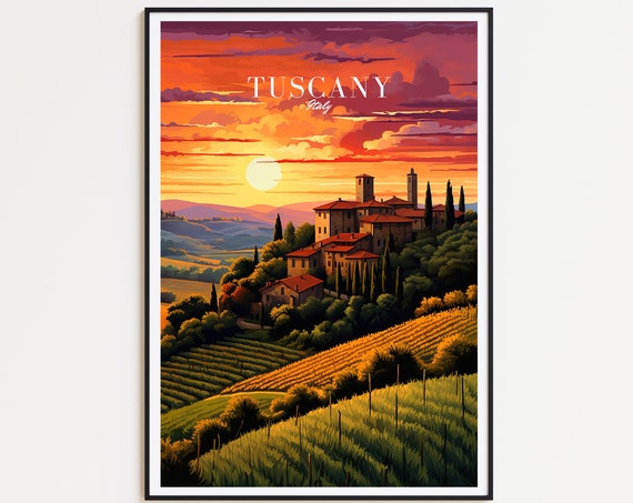 Tuscany The Perfect Gift Travel Poster