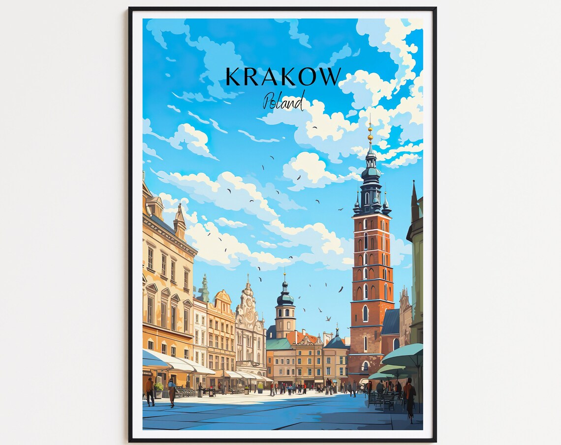 Krakow Home Decor Travel Memory Art Print