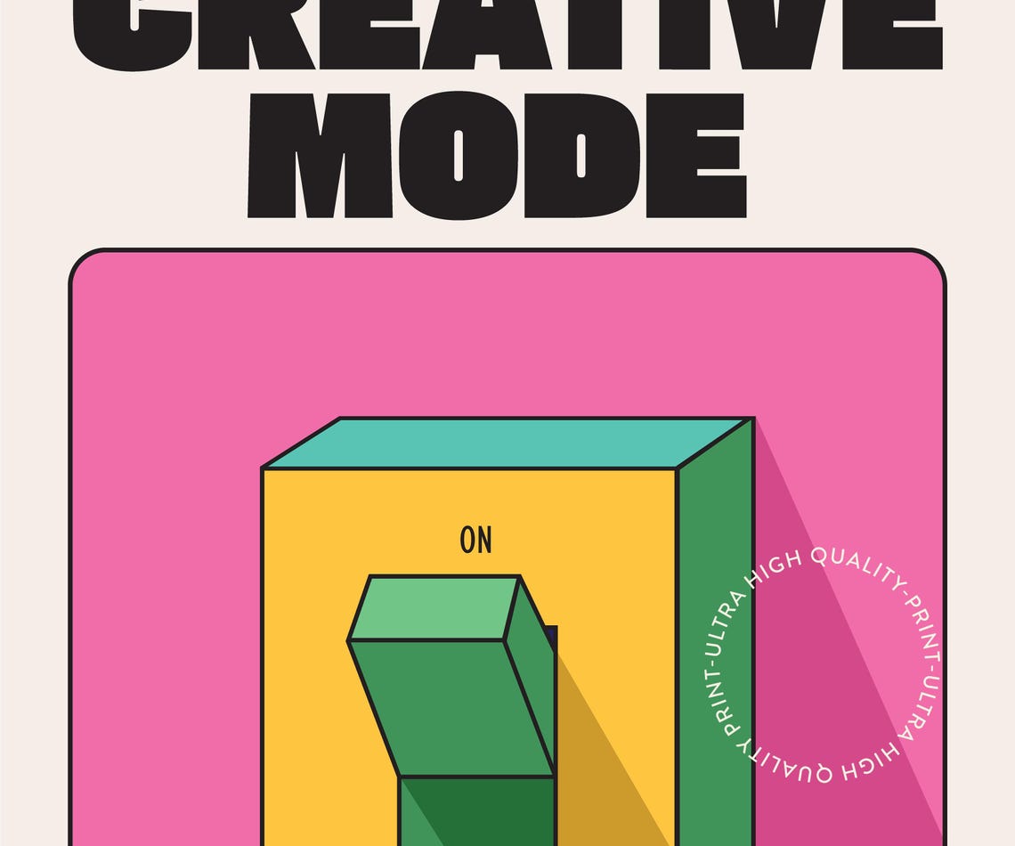 Creative Mode Print Creativity Wall Art Aesthetic Bedroom Apartment Decor Inspiring Quotes Colorful Retro Prints Gift For Creatives - Image 5