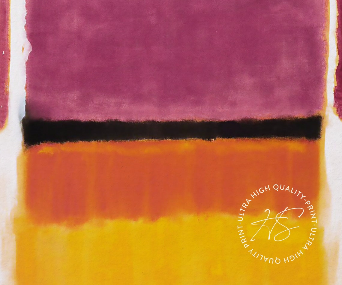 Mark Rothko Violet Black Orange Yellow 1949 Abstract Art Poster - Image 4