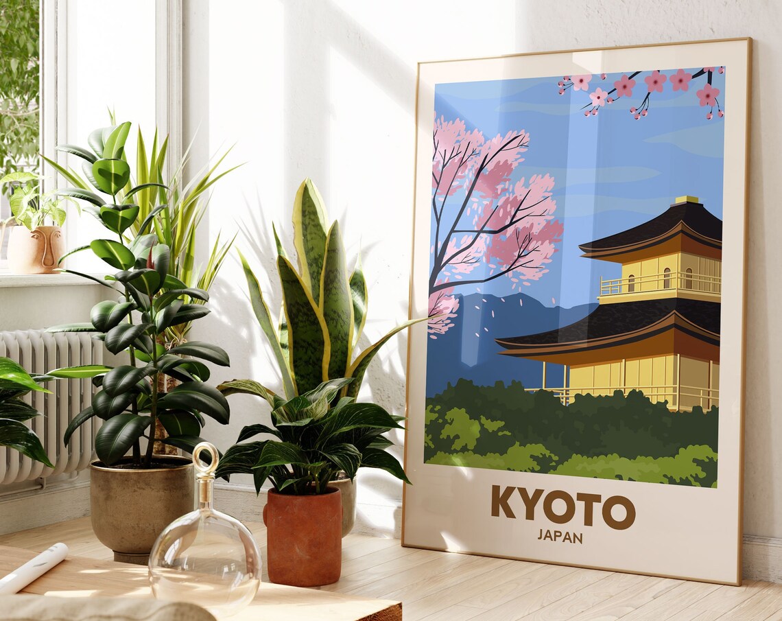 Japan Travel Print, Kyoto Gift for Art Lovers