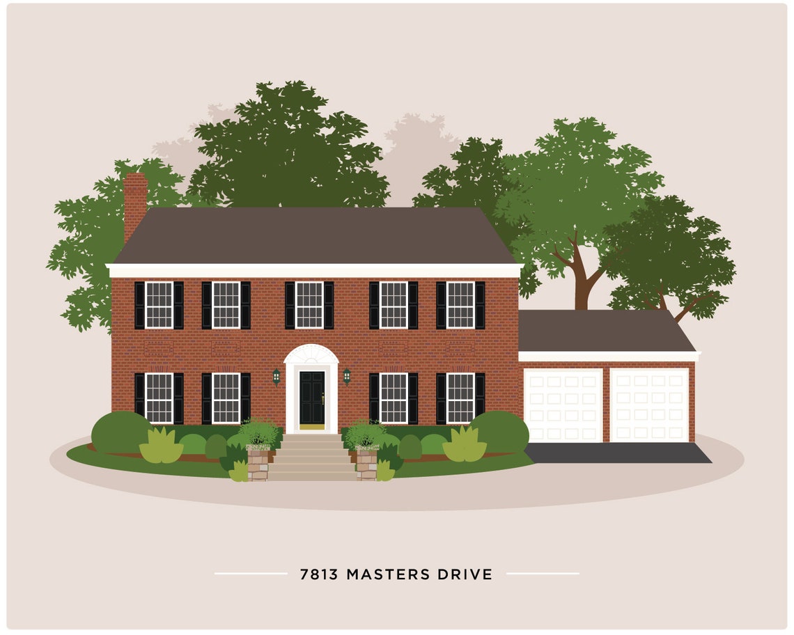 Home Illustration - House Drawing - Image 3