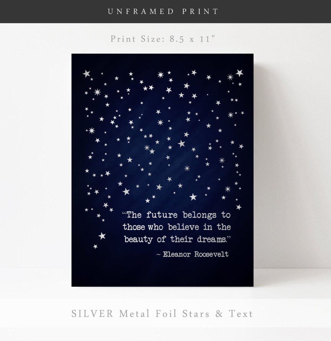 Eleanor Roosevelt Quote Art Print, Dream Message - Image 2