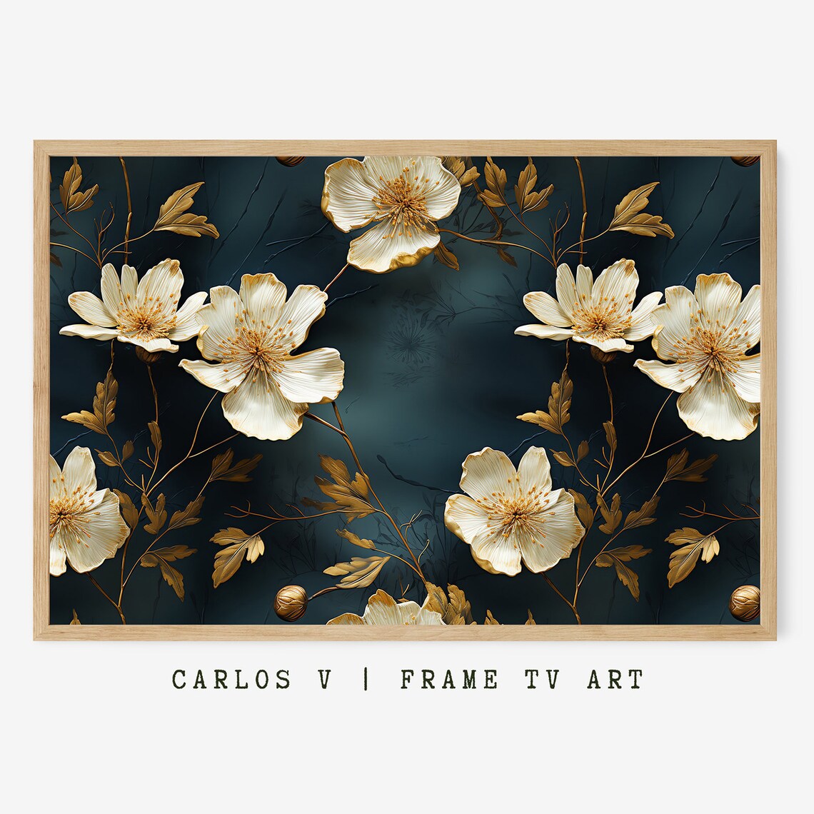 Delicate Blossoms Flowers, Floral Masterpiece Art