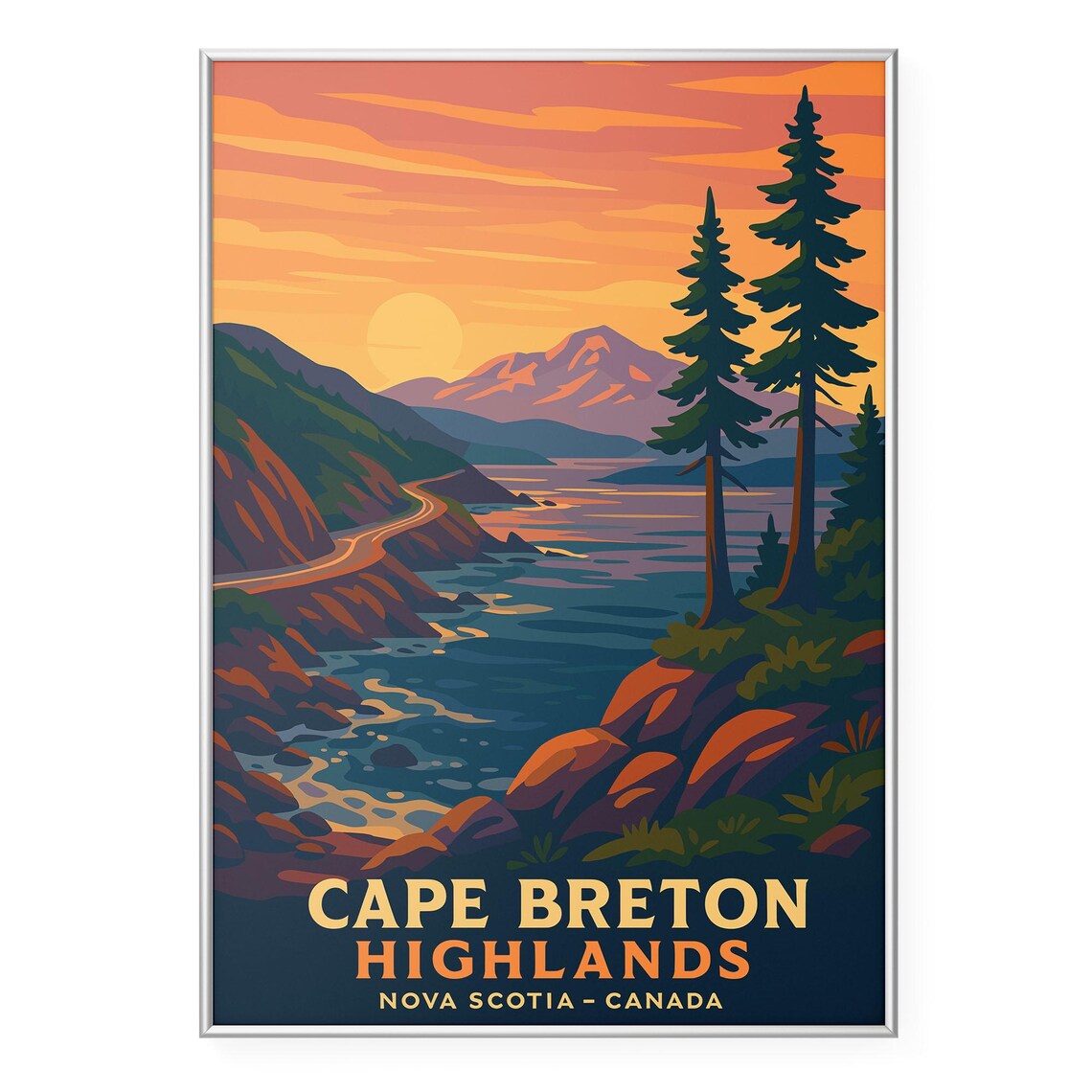 Cape Breton Highlands National Park Travel Poster