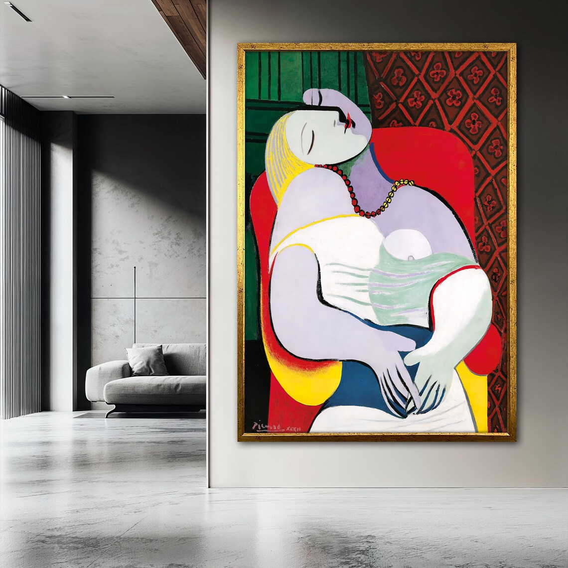 Pablo Picasso Le Rêve, Abstract Art Print - Image 3