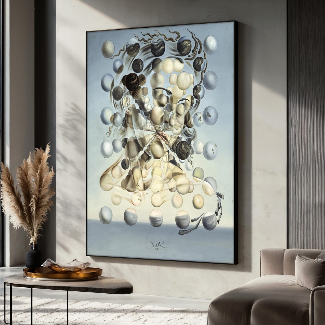 Galatea Of The Spheres, Salvador Dali Surreal Art Print