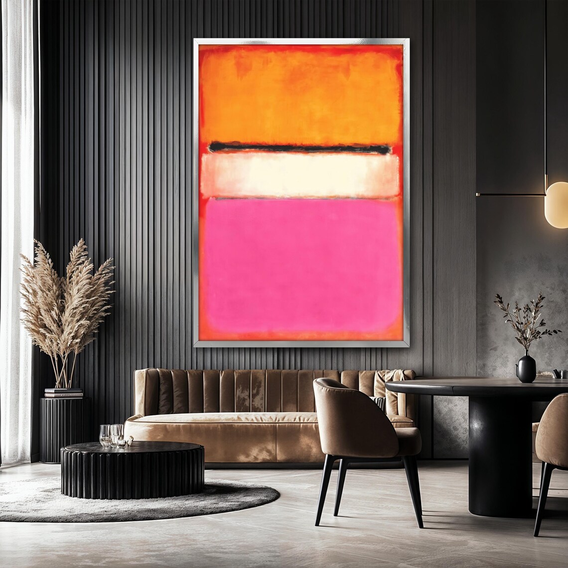 Mark Rothko White Center 1950, Minimalist Art Print - Image 2
