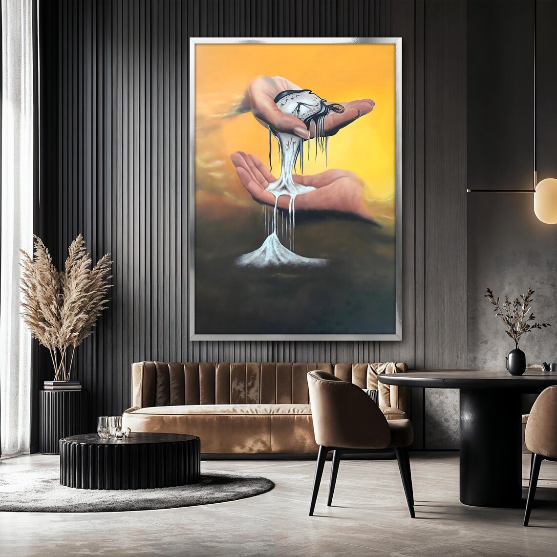 Salvador Dali Melting Clock, Surreal Artwork - Image 2