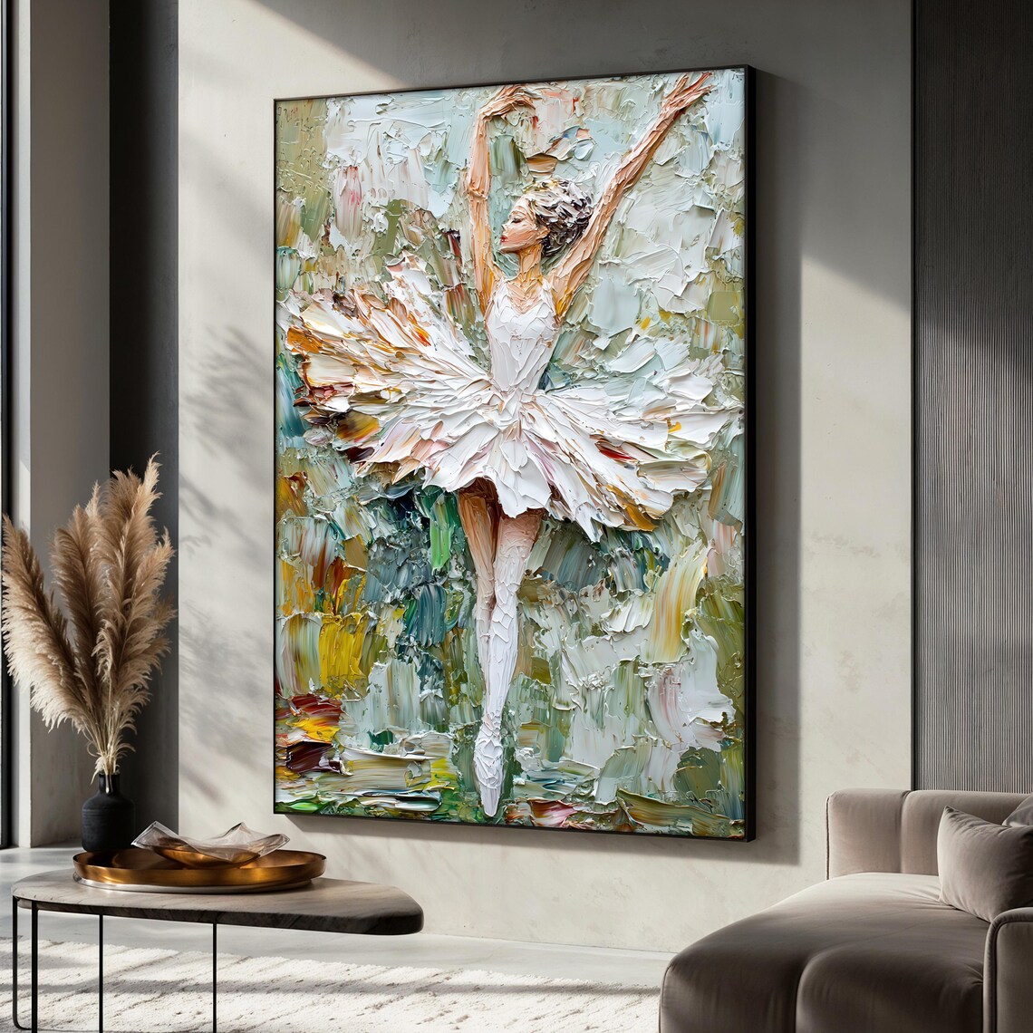 Ballerina Print, Elegant Ballet Dancer Wall Art