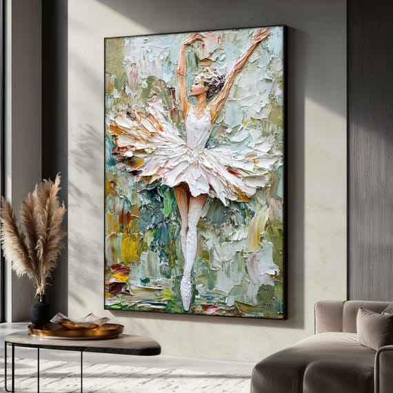 Ballerina Print, Elegant Ballet Dancer Wall Art