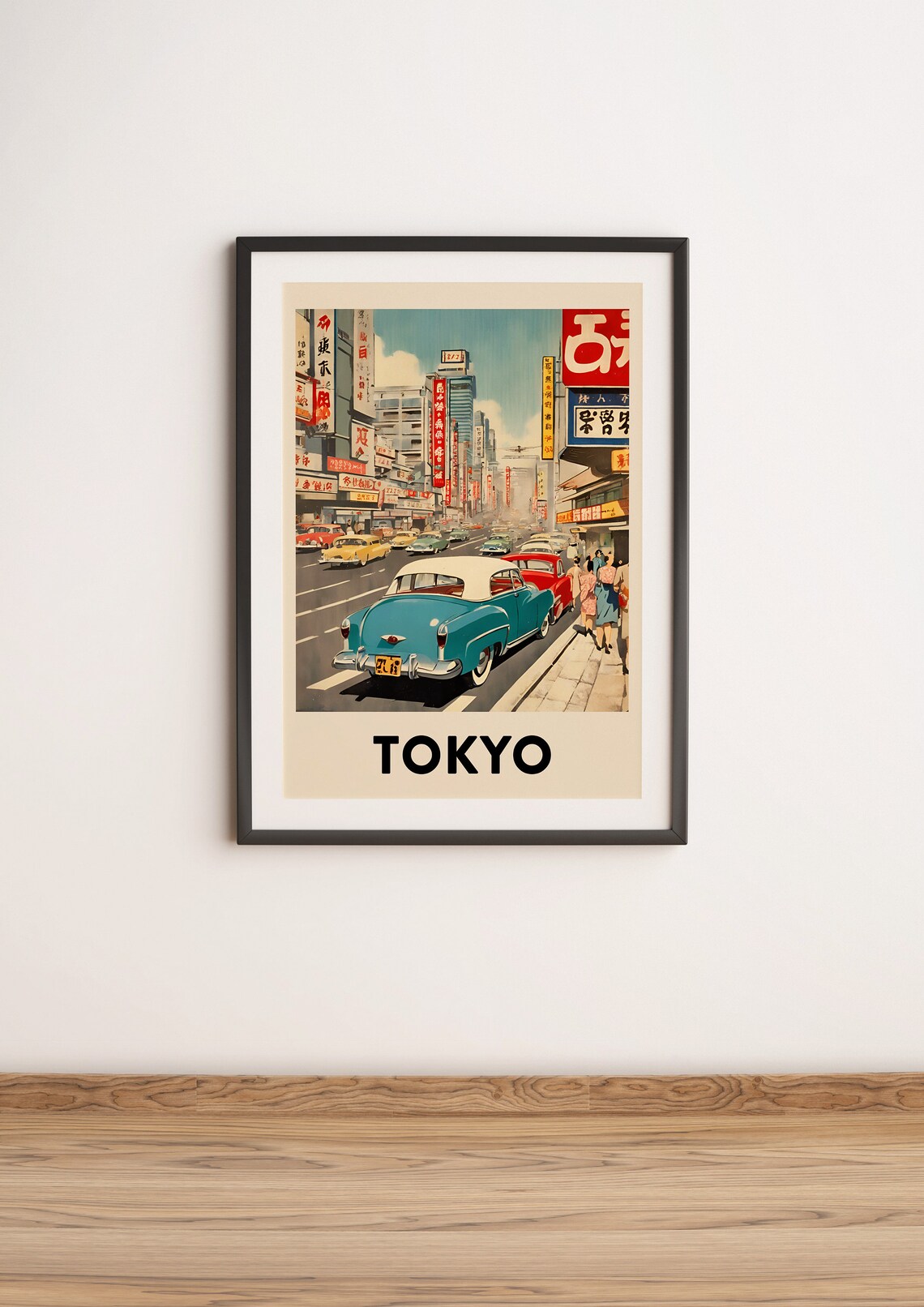 Tokyo Vintage Travel Poster Art Print - Image 4